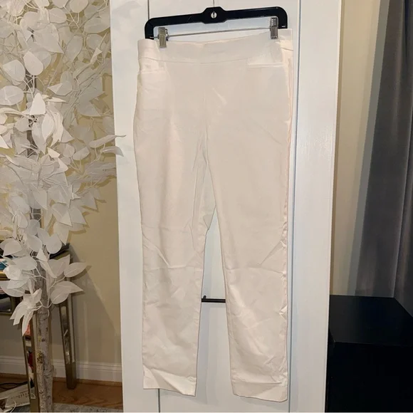 Chicos ladies white comfortable office dress casual pants - Picture 5 of 9